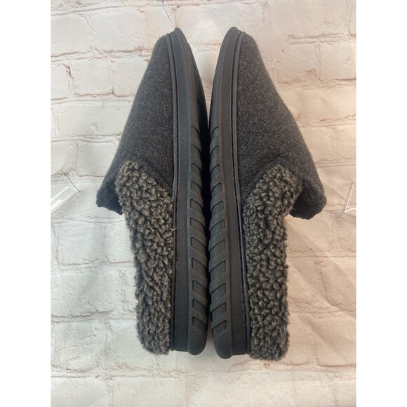 Dearfoams Men’s Clog Slippers Large 11–12 Dark Gray Memory Foam Indoor Outdoor - Picture 4 of 16